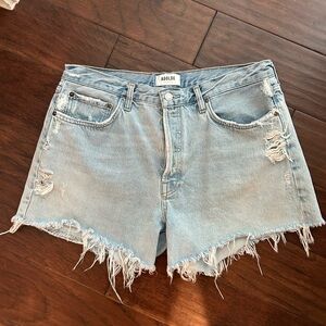 Agolde Parker Long Jean Shorts - 31